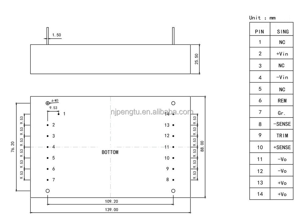 PD-L Series 300v Input Dc Dc Converter From Professional Manufacture