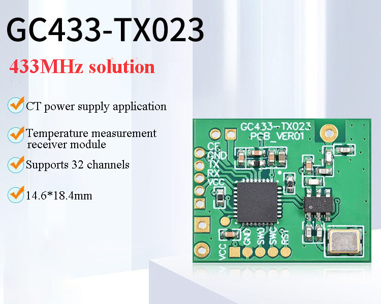 GC433-TX023 Passive Power Temperature Measurement Module 433MHz Solution,GC433-TX023 Passive Power Temperature Measurement Module 433MHz Solution,OTOMO