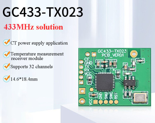 GC433-TX023 Passive Power Temperature Measurement Module 433MHz Solution,GC433-TX023 Passive Power Temperature Measurement Module 433MHz Solution,OTOMO