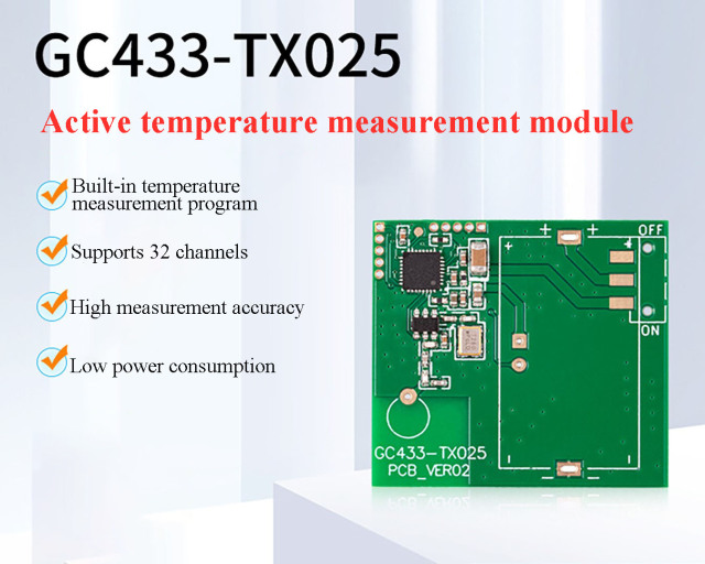 GC433-TX025 Active 433MHz Temperature Measurement Module,GC433-TX025 Active 433MHz Temperature Measurement Module,OTOMO