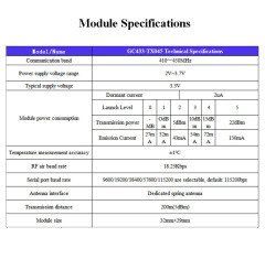 GC433-TX045 Active Sensor Module with LoRa Solution,GC433-TX045 Active Sensor Module with LoRa Solution,OTOMO