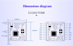 CC1310PA + LNA High-Power Long-Distance Module,CC1310PA + LNA High-Power Long-Distance Module,OTOMO