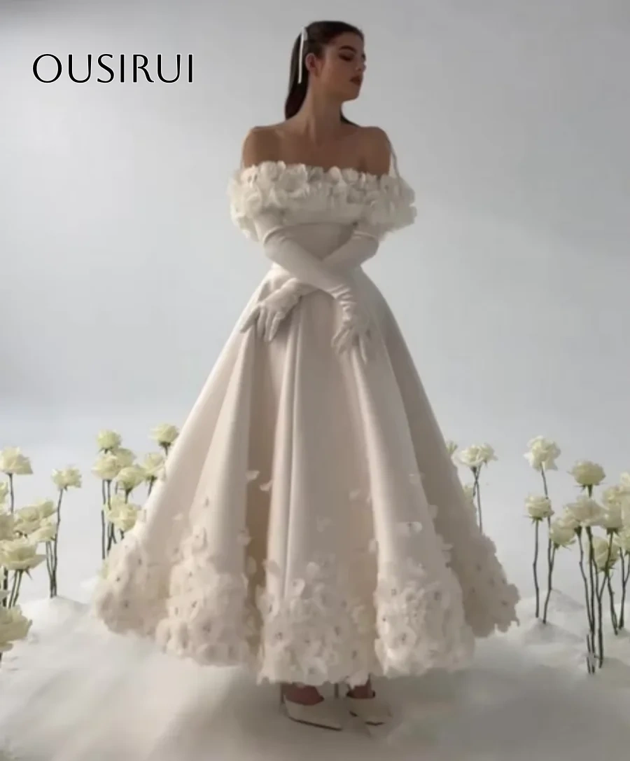 Satin Formal Occasion Elegant Bateall Ball Gown Floor Length Prom Dresses Flower Robe De Soirée Vestidos Para Eventos Espec
