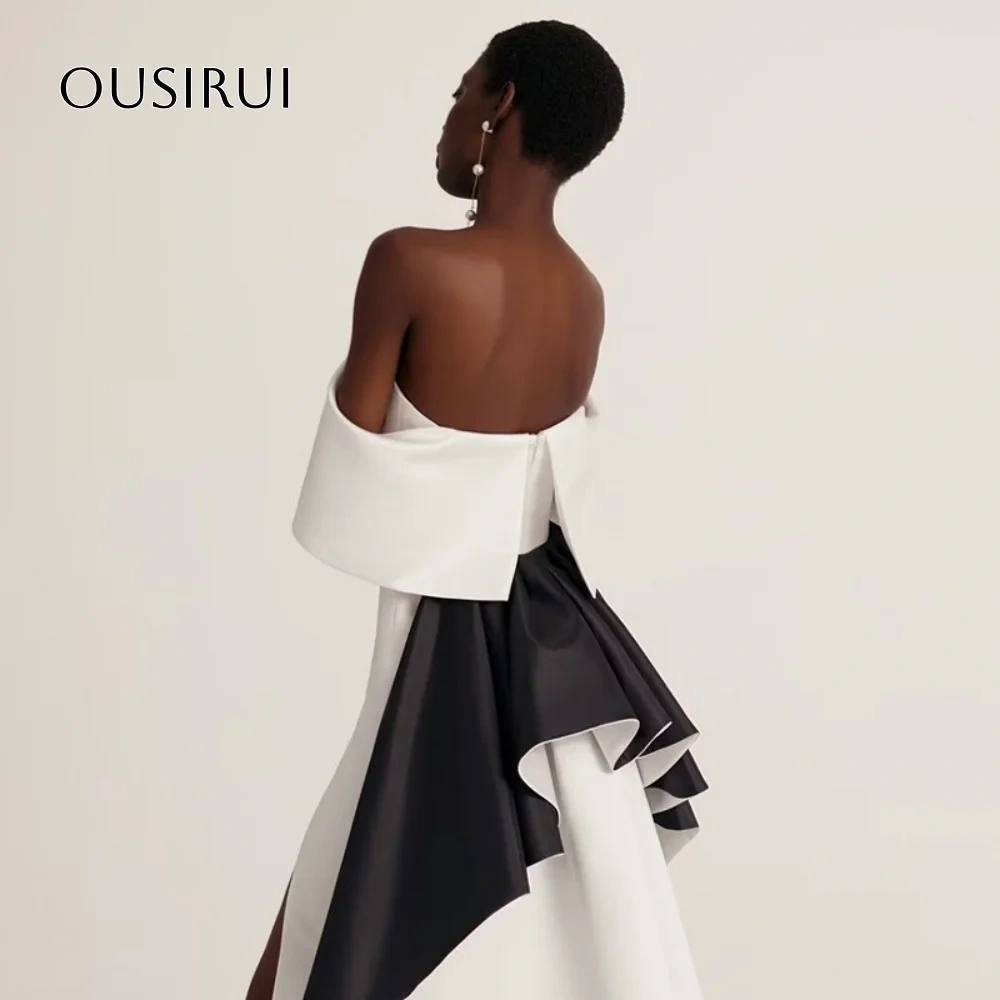 One-Shoulder Evening Dress Banquet Dress Noble Socialite Host Dress French Elegance And High-End Feel