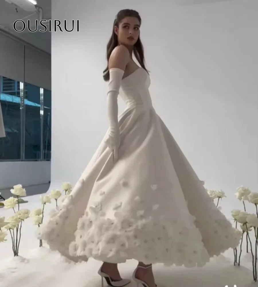 Satin Formal Occasion Elegant Bateall Ball Gown Floor Length Prom Dresses Flower Robe De Soirée Vestidos Para Eventos Espec