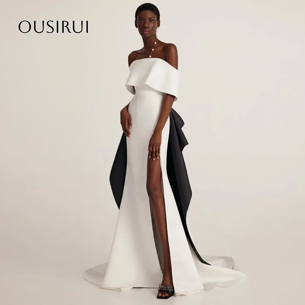 One-Shoulder Evening Dress Banquet Dress Noble Socialite Host Dress French Elegance And High-End Feel