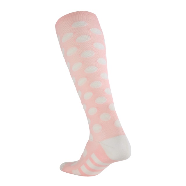 Pink dot Motion compression socks