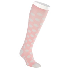 Pink dot Motion compression socks