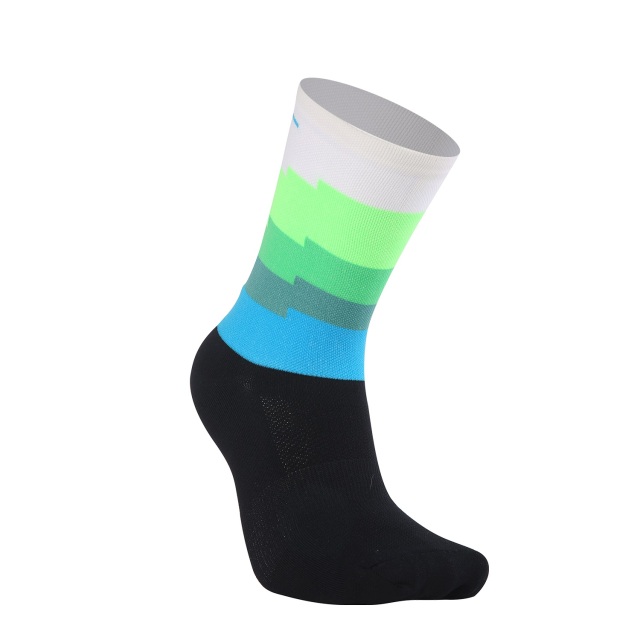 Custom logo sports knitted socks men cycling compression athletic soft socks