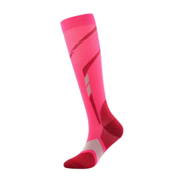 Wholesale Printing Compression Socks 20-30mmhg Compression Cotton Color Sports Socks Sublimation Printing Knee High Socks