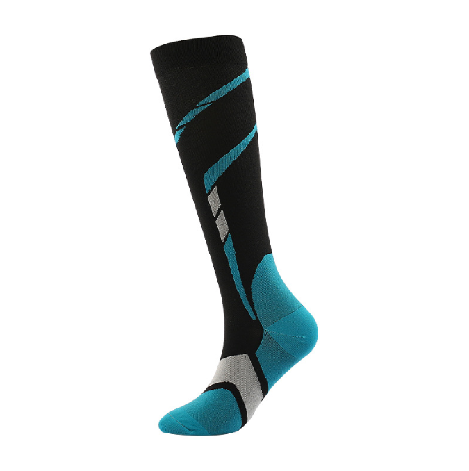 Wholesale Printing Compression Socks 20-30mmhg Compression Cotton Color Sports Socks Sublimation Printing Knee High Socks
