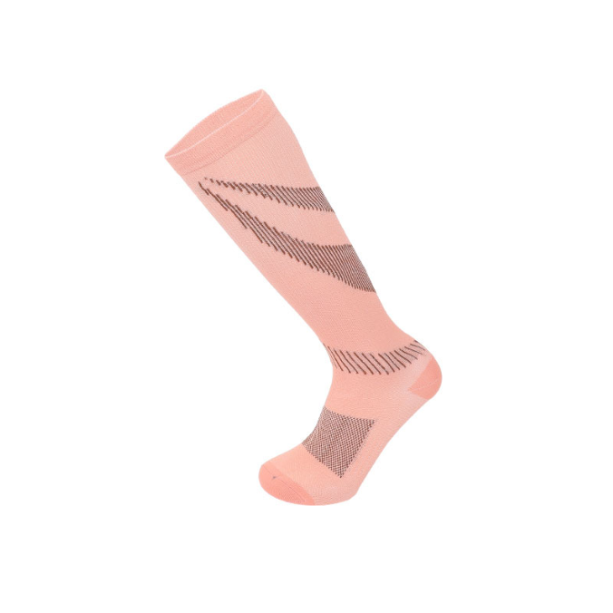 Custom Logo Men Women Knee High Sports Medical Football Nurse Compression Socks