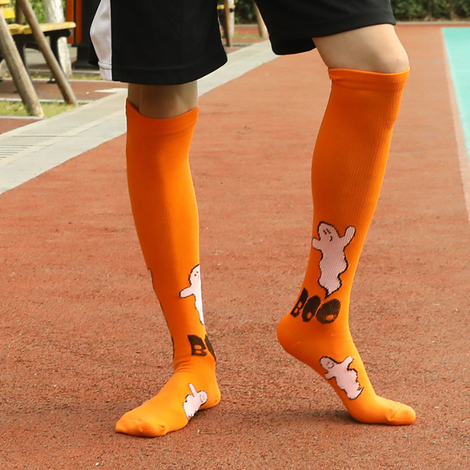 Unisex 20-30mmHg Knee High Running Nursing Marathon Sports Compression Socks