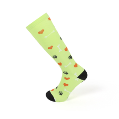 Wholesale 20-30mmhg Running Men Women Athletic Fun Stocking High Knee Nurse Medical Sport Compression Socks