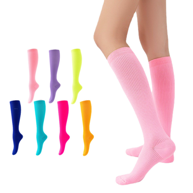 2022 World Boys Girls Sport Soccer Football Plain Long Socks Over Knee Non Slip Cotton Breathable High Socks For Men