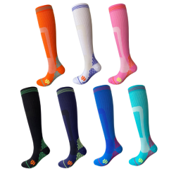2023 Bulk Non-slip Rubber Long Soccer Athletic Sox Over Knee High Grip Socken Men Football Sports Socks Anti Slip