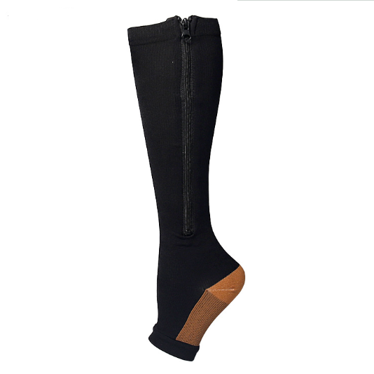 Medical stockings for varicose veins in calf medical compression stockings with zipper
