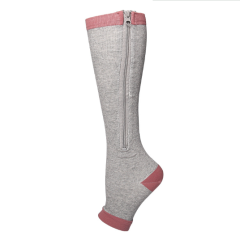 Medical stockings for varicose veins in calf medical compression stockings with zipper