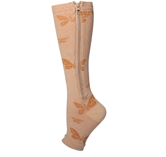 Medical stockings for varicose veins in calf medical compression stockings with zipper
