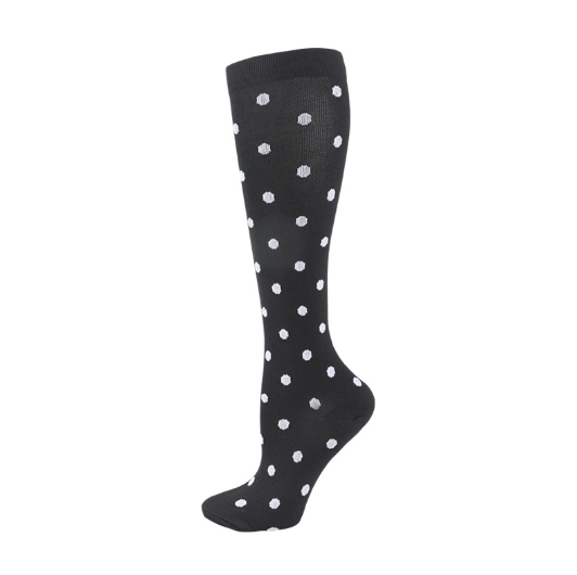 Custom Sports Running Women Men Colorful Compression Stockings Knee High Running Football Athletic Socks