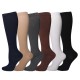 20-30mmhg copper compression medical men women socks nylon Athletic Nurses sport white sock