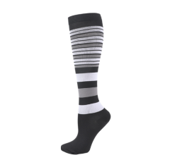 Custom Sports Running Women Men Colorful Compression Stockings Knee High Running Football Athletic Socks