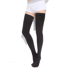 Medical-Grade Compression Stockings – 15–20mmHg Open-Toe Support