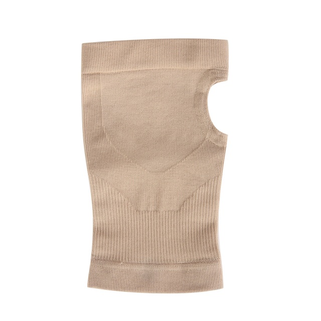Beige Compression Wrist Hand Palm Support Brace Sleeve for Sport Protection Carpal Tunnel Pain Relief with CE ISO