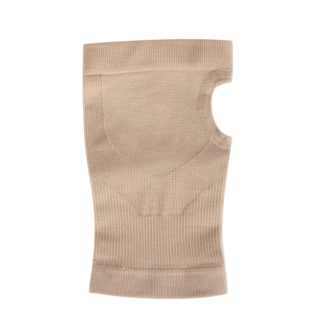 Beige Compression Wrist Hand Palm Support Brace Sleeve for Sport Protection Carpal Tunnel Pain Relief with CE ISO