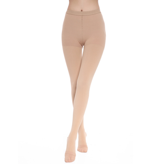 Plus Size Stretch Full Length Leggings pantyhose / tights compressed for women