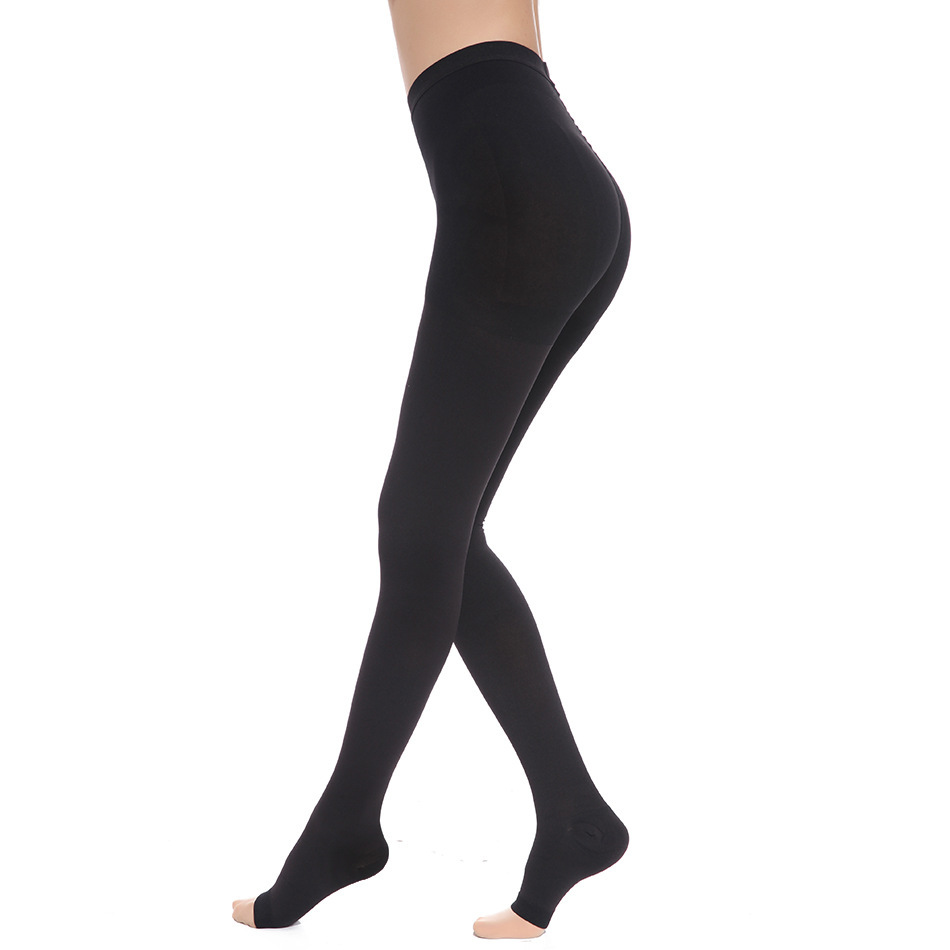 Custom Plus Size Stretch Full Length Leggings pantyhose / tights compressed for women