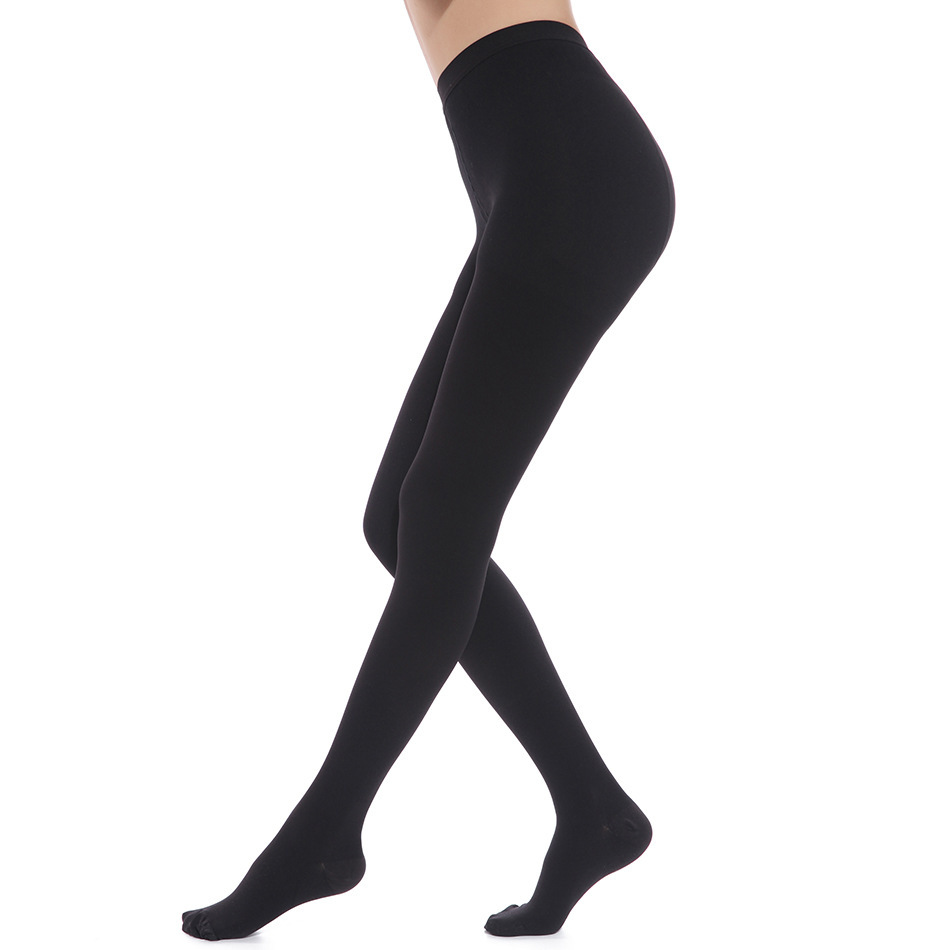 Plus Size Stretch Full Length Leggings pantyhose / tights compressed for women