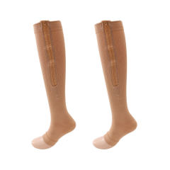 custom zipe Copper compression socks