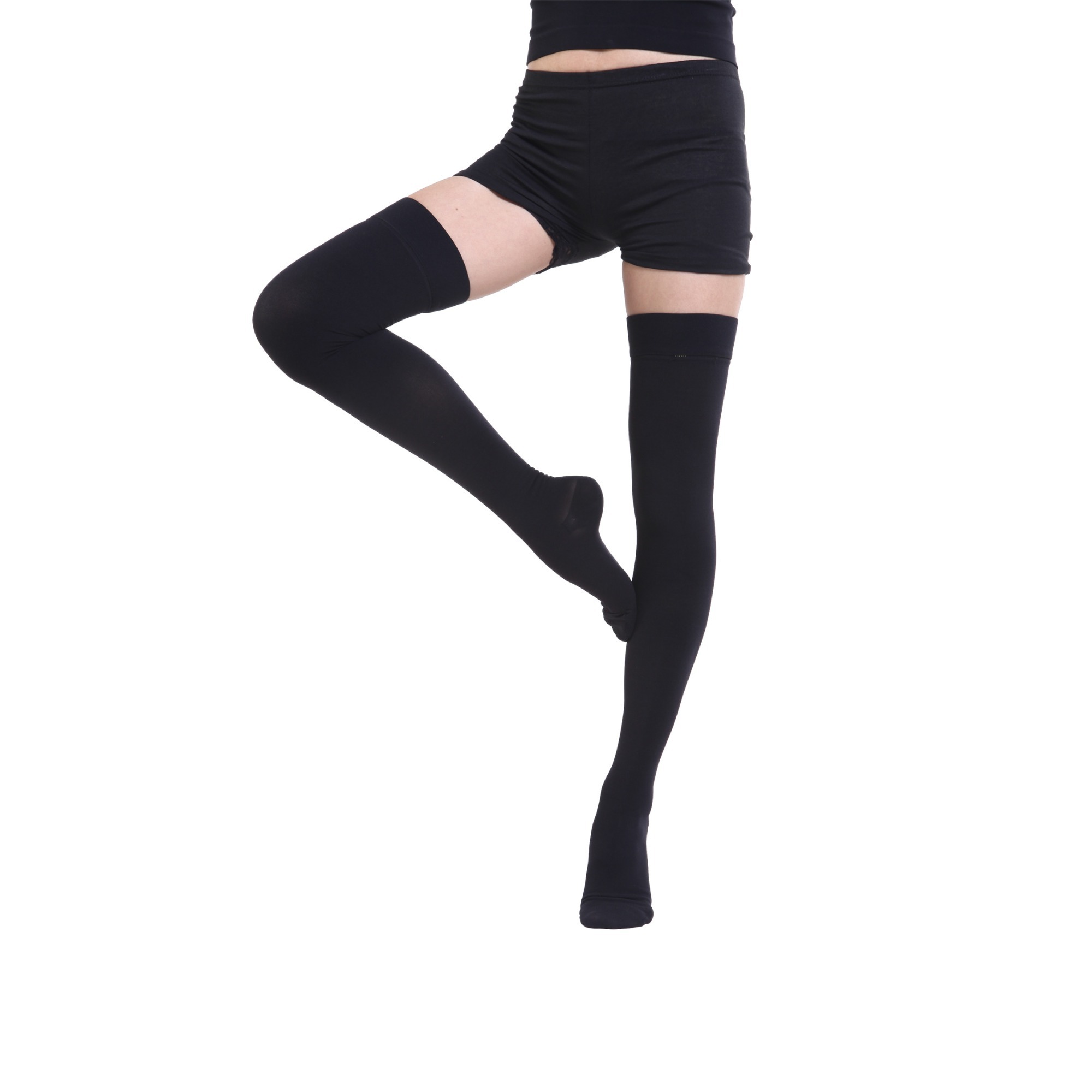 Wholesale Medical compression stockings 20-30 mmhg thigh high unisex Open toe Close toe compression socks for varicose vein