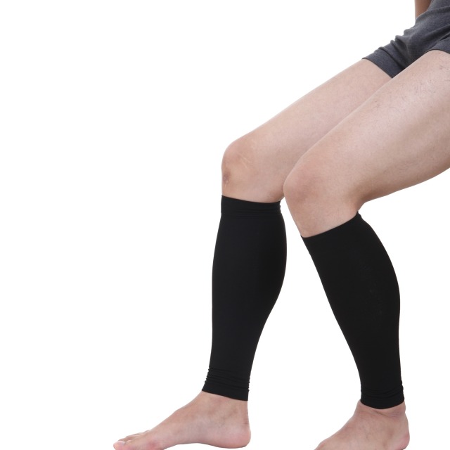 Professional Leg Running Sleeves Support Compression Brace Socks, Men's Leg Compression Sleeves Calf Shin Sleeves