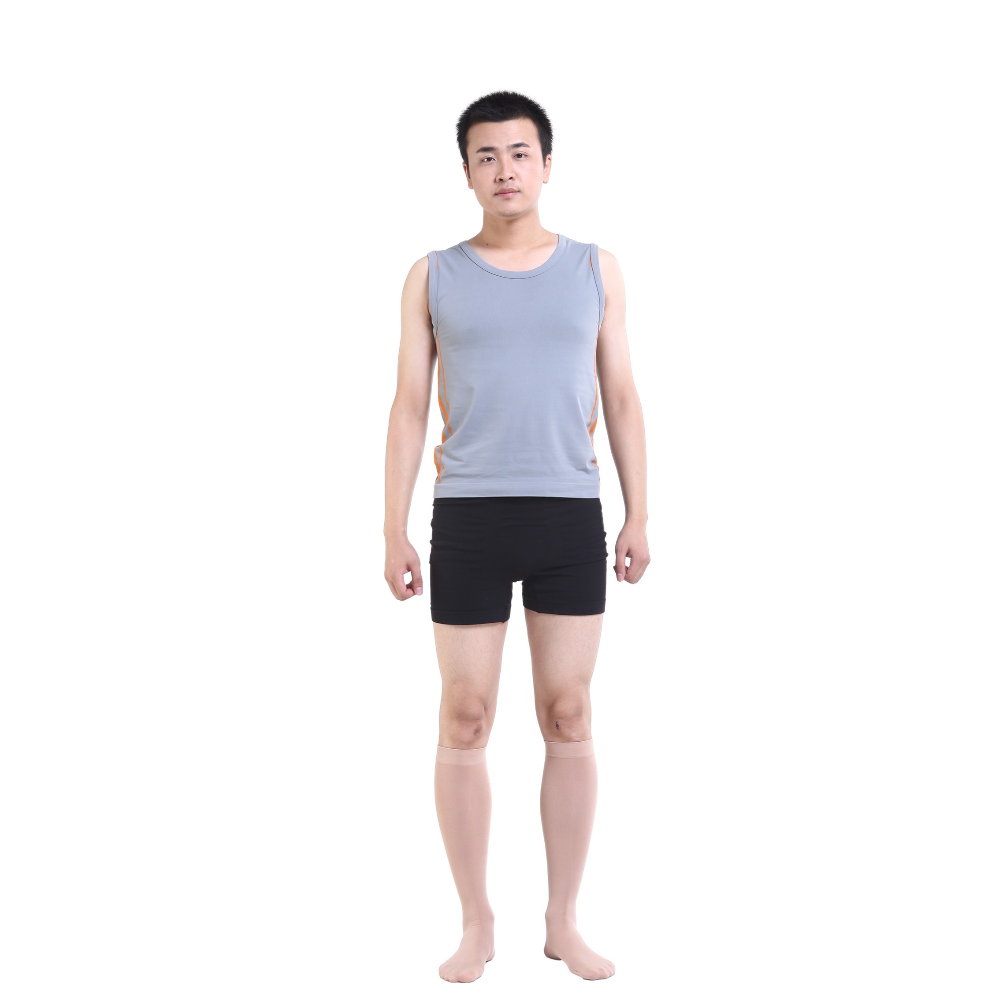 Unisex Long Tube Copper Compression Sock Pain Relief Stockings 15-20 mmHg Nylon Sport Knee High Socks