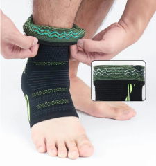 Foot Socks Silicon Ankle Brace Compression Support Sleeve With Silicone Gel