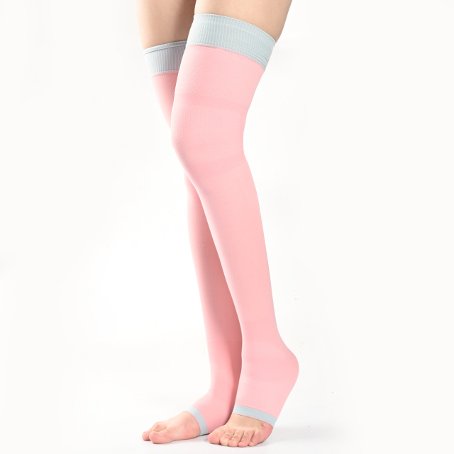 Open Toe Compression Socks for Women – Slimming 20-30 mmHg