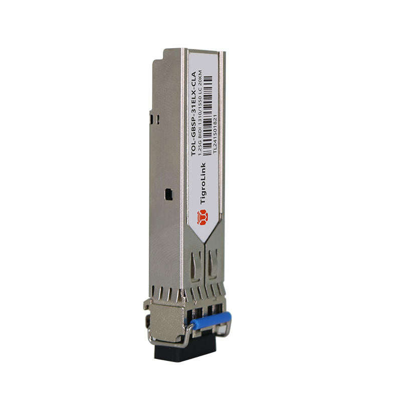 1.25G Gigabit Single-mode Single-fiber LC Interface 20km 1310/1550nm BIDI High-Reliability SFP Optical Module, Single Unit