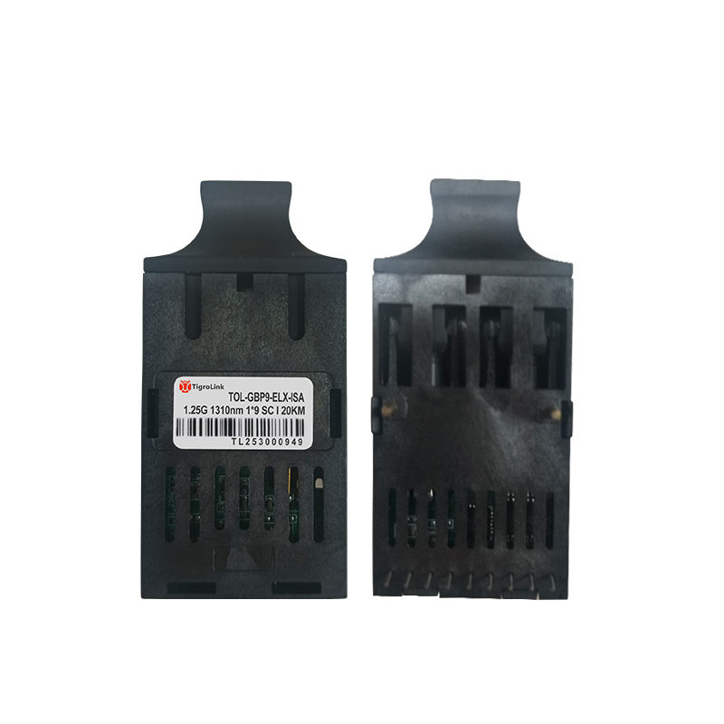 1.25G Gigabit Single-mode Dual-fiber SC Interface 20km 1310nm Industrial-grade Wide-temperature High-Reliability 1*9 Optical Module, Compatible with Various Devices
