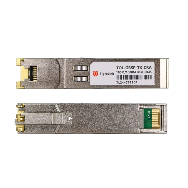 10/100M/1000M/10G RJ45 Copper Port, Auto-Adaptive, High-Reliability SFP+ Module, Compatible with Various Devices