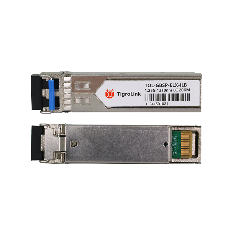 100M Single-mode Dual-fiber LC Interface 20km 1310nm High-Reliability SFP Optical Module, Compatible with Various Devices