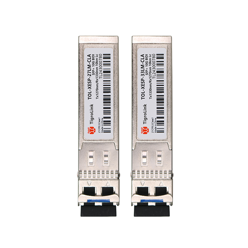 10G Single-mode Dual-fiber LC Interface 10km 1310nm High-Reliability SFP+ Optical Module, Compatible with Various Devices