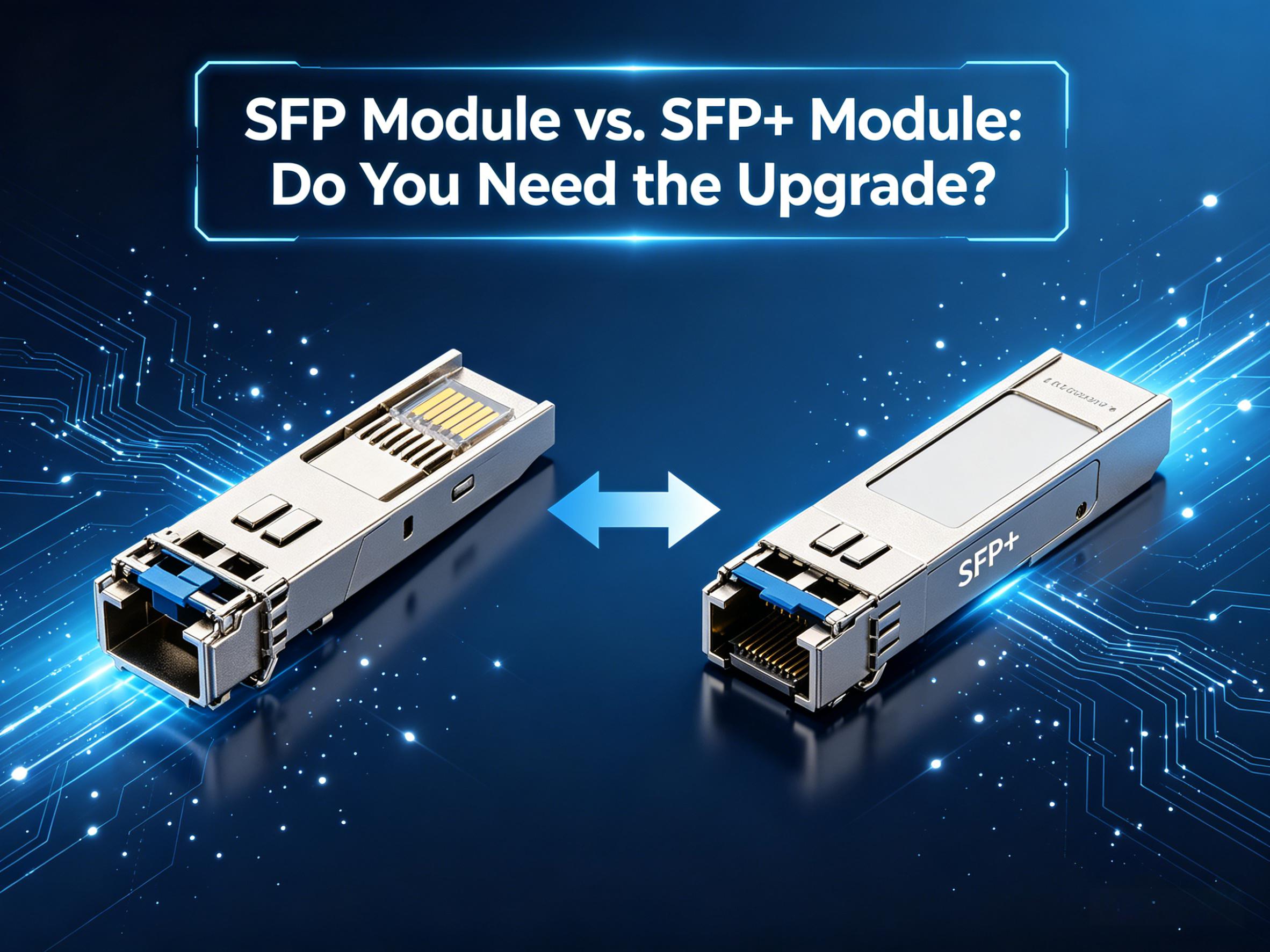 SFP Module vs. SFP+ Module: Do You Need the Upgrade?
