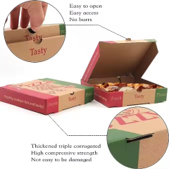 Brown Pizza Boxes
