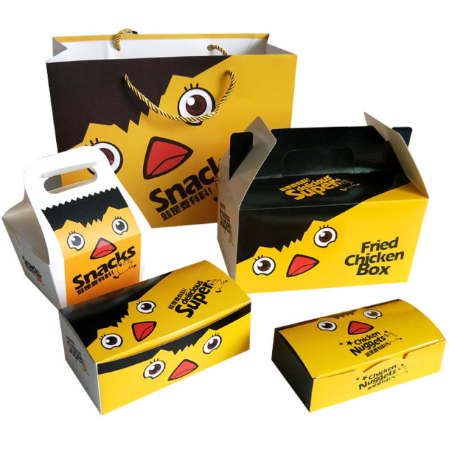 Custom Printed  Fast Food Packaging Boxes