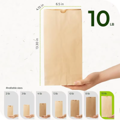 Takeaway Fast Food Paper Lunch Bag