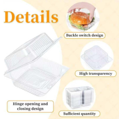 Plastic Burger Boxes