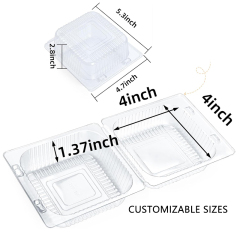 Plastic Burger Boxes