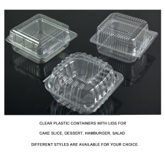 Plastic Burger Boxes
